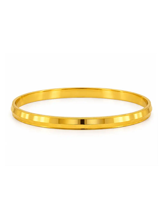 Gold Plated Polished Single Bangle