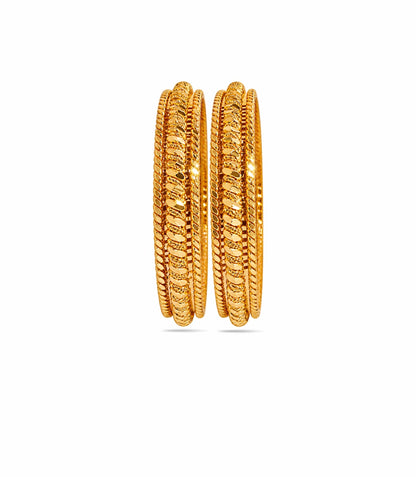 Gold Plated Designer Special Bangle Set