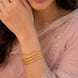 Gold Plated Daily Wear Bangles Set for Women on hand DBG2510