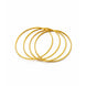 Gold Plated Daily Wear Bangles Set for Women DBG2510
