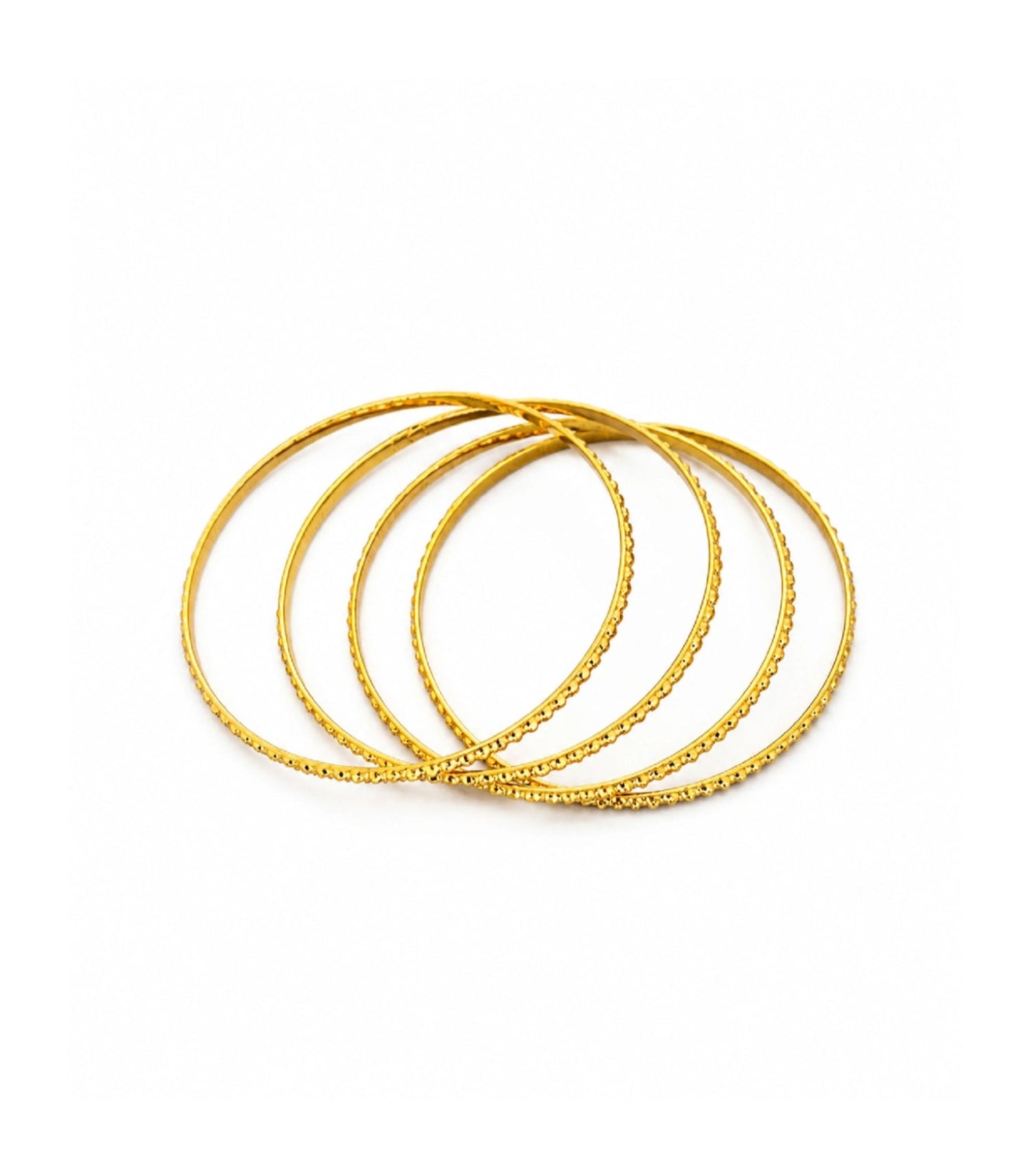 Gold Plated Daily Wear Bangles Set for Women DBG2510