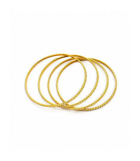 Gold Plated Daily Wear Bangles Set for Women DBG2510