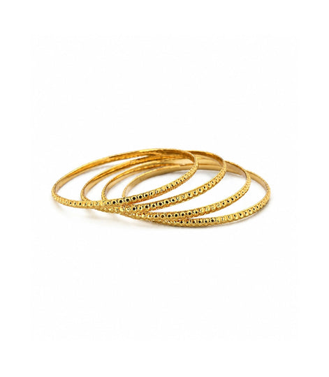 Gold Plated Daily Wear Bangles Set for Women DBG2510
