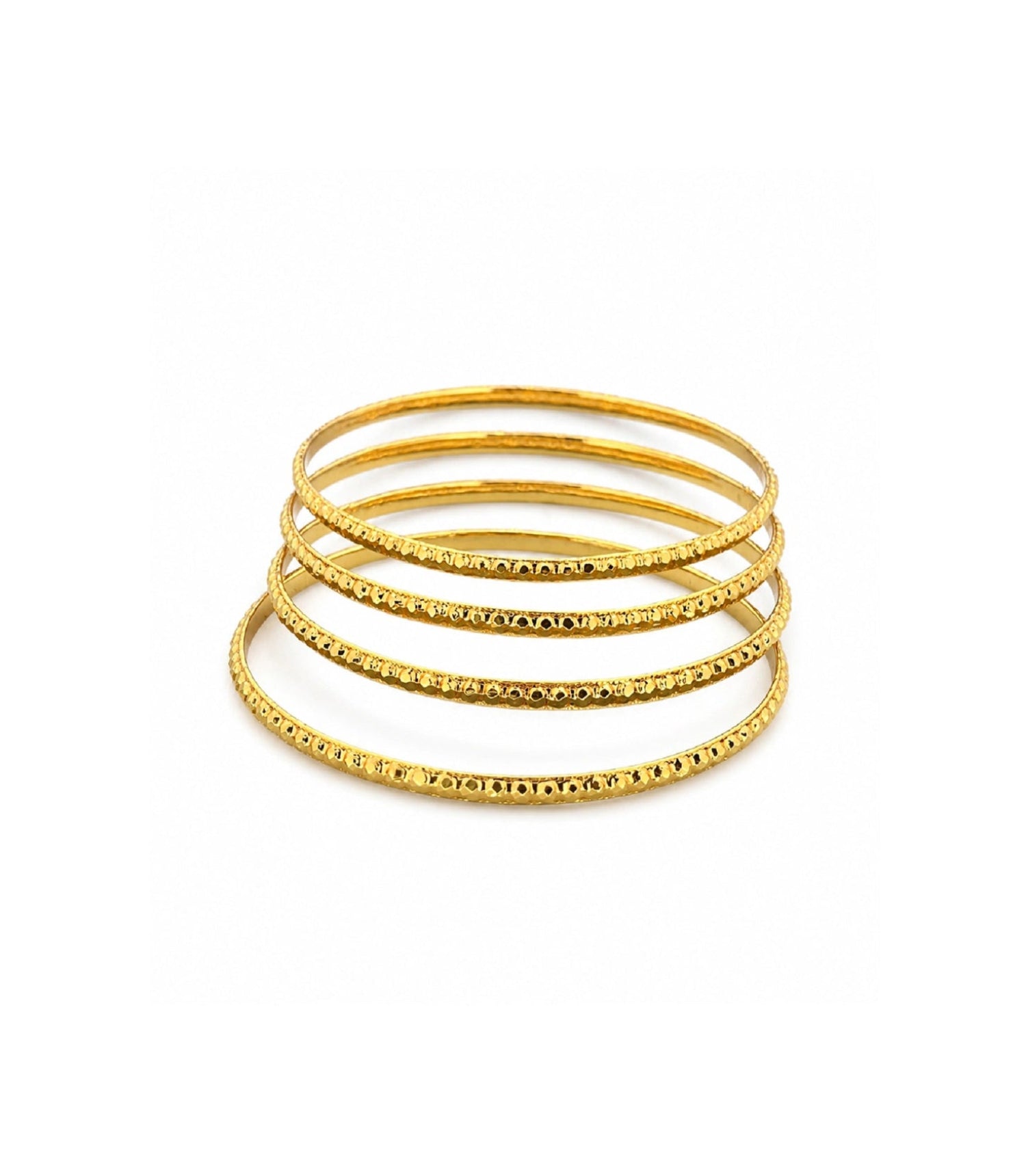 Gold Plated Daily Wear Bangles Set for Women DBG2510