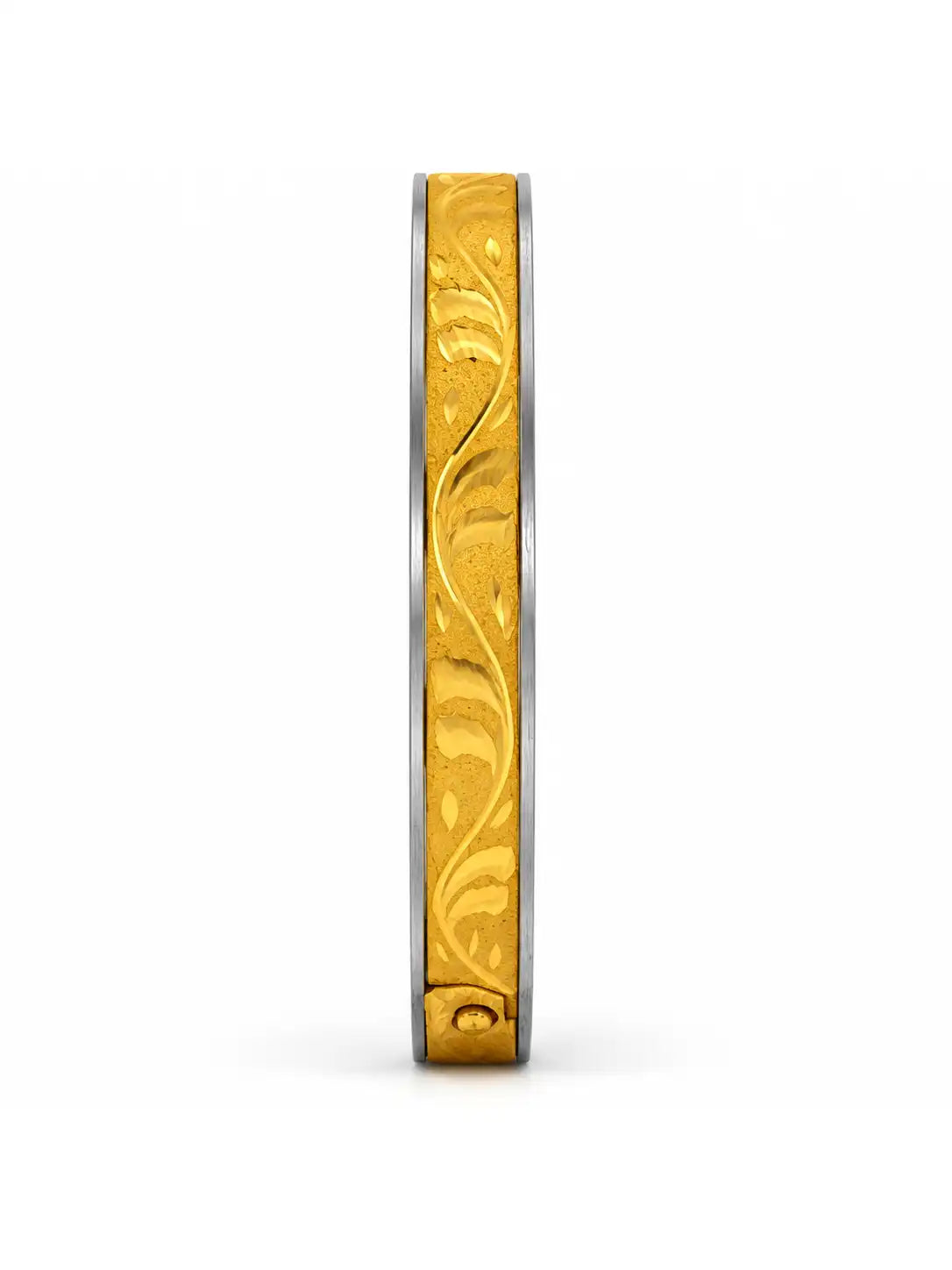 Gold Plated Festive Flex Single Bangle