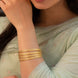 Gold Plated Regular Use Bangles Set For Women