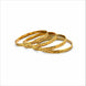 Gold plated light weight bangles DBG313