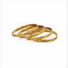 Gold plated light weight bangles DBG313