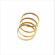 Gold plated light weight bangles DBG313