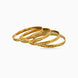 Gold Plated Regular Use Bangles Set For Women