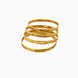 Gold Plated Regular Use Bangles Set For Women