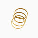 Gold Plated Regular Use Bangles Set For Women