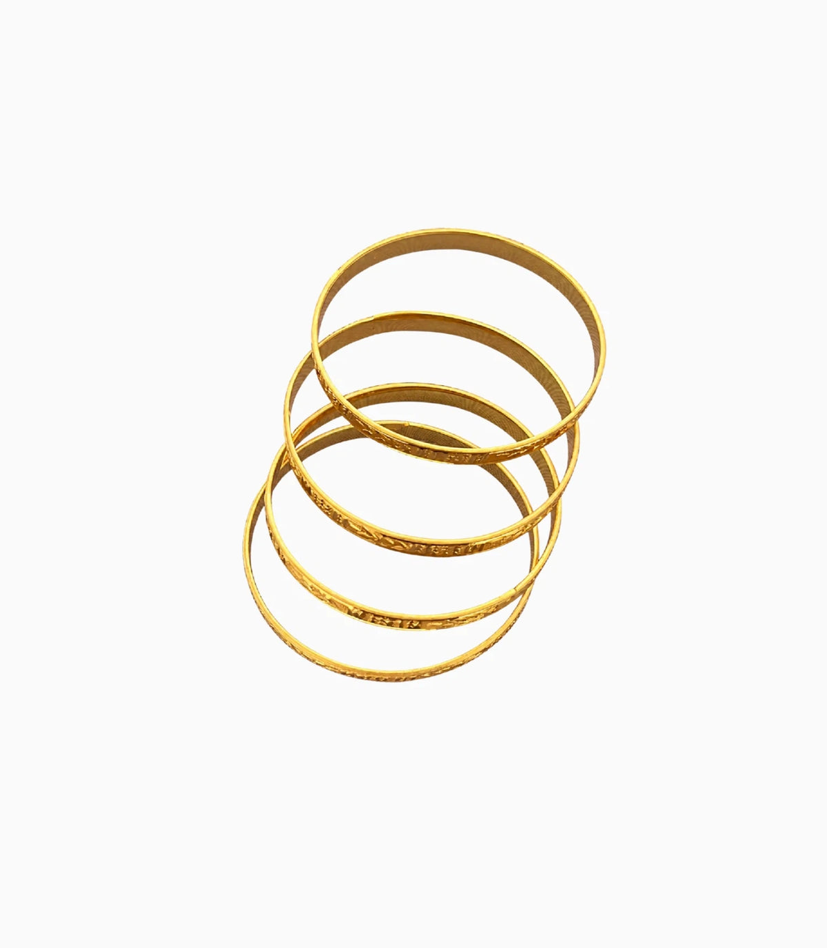 Gold Plated Regular Use Bangles Set For Women