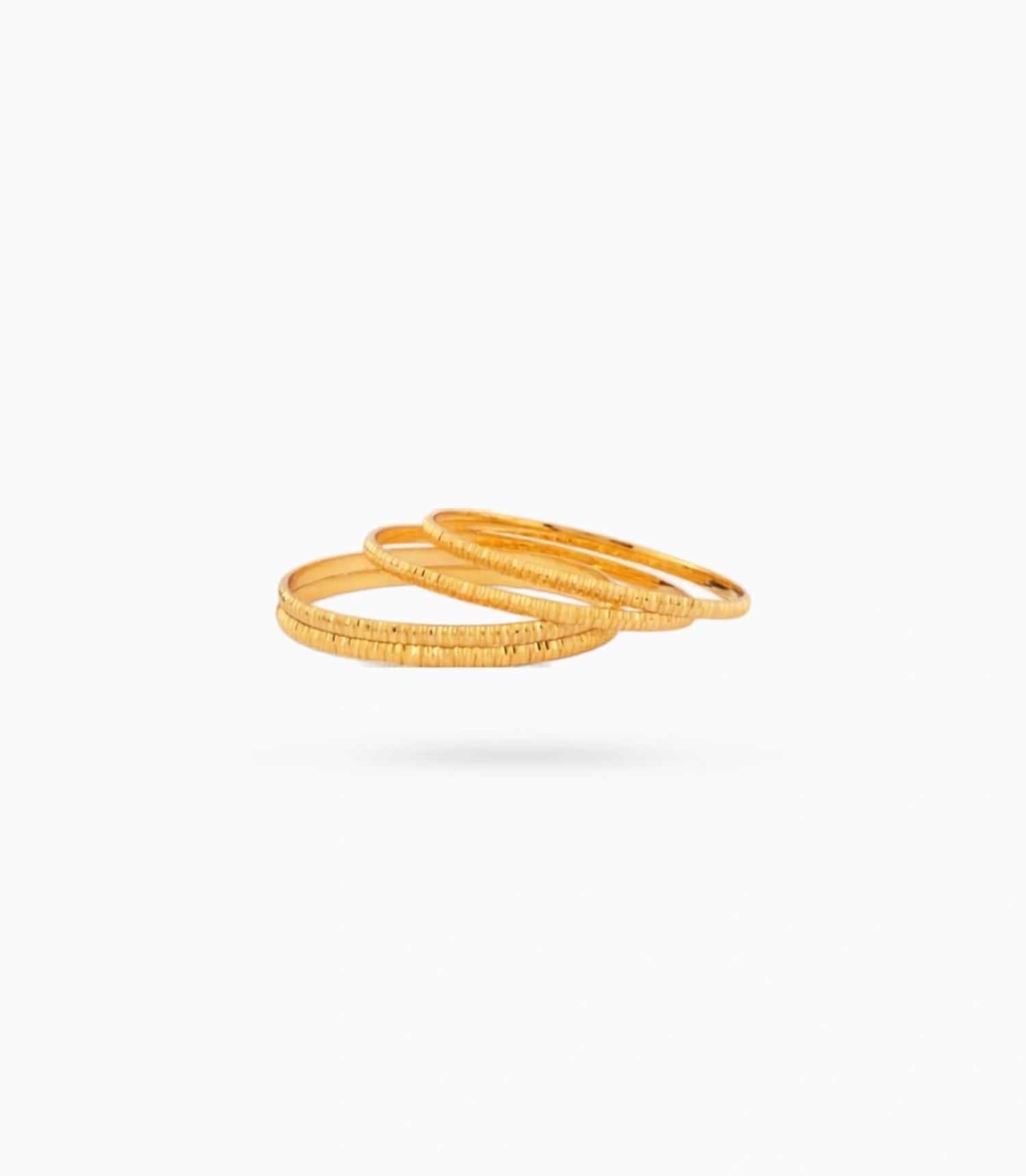 Gold Plated Daily Wear Designed Bangle Set