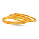 Gold Plated Daily Wear Designed Bangle Set
