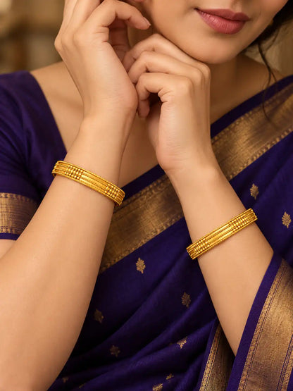 Gold Plated Regular Special Bangle Set