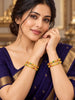 Gold Plated Traditional Stone Bangle Set