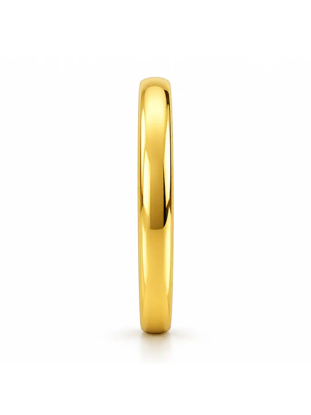 Gold Plated Everyday Polished Single Bangle