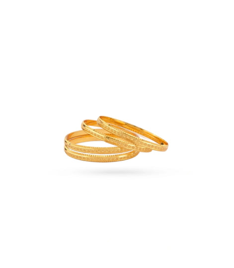 Gold Plated Regular Wear Bangle Set