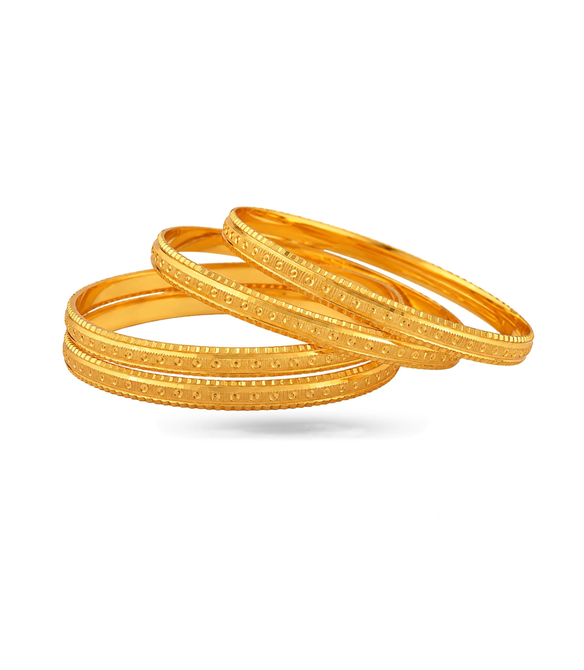 Gold Plated Regular Wear Bangle Set