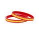 Gold Plated Ethnic Maroon Pola Bangle Set