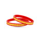 Gold Plated Ethnic Red Pola Bangle Set