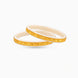Gold Plated Ethnic White Pola Bangle Set