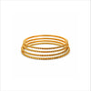 delicate gold plated bangles DBG4690