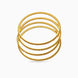 Gold Plated Delicate Bangle Set For Daily Use