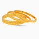 Gold Plated Festive Sunburst Bangle Set