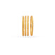 Gold Plated Festive Leaf Bangle Set