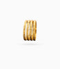 Gold Plated Festive Leaf Motif Bangle Set