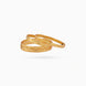 Gold Plated Festive Leaf Motif Bangle Set
