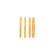 Gold Plated Festive Leaf Design Bangle Set