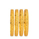 Gold Plated Festive Floral Vine Bangle Set