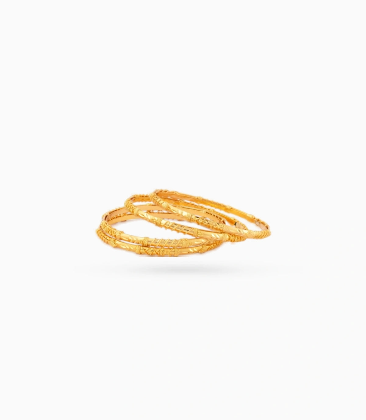 Gold Plated Festive Luxury Designed Bangle Set