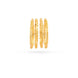 Gold Plated Festive Luxury Designed Bangle Set