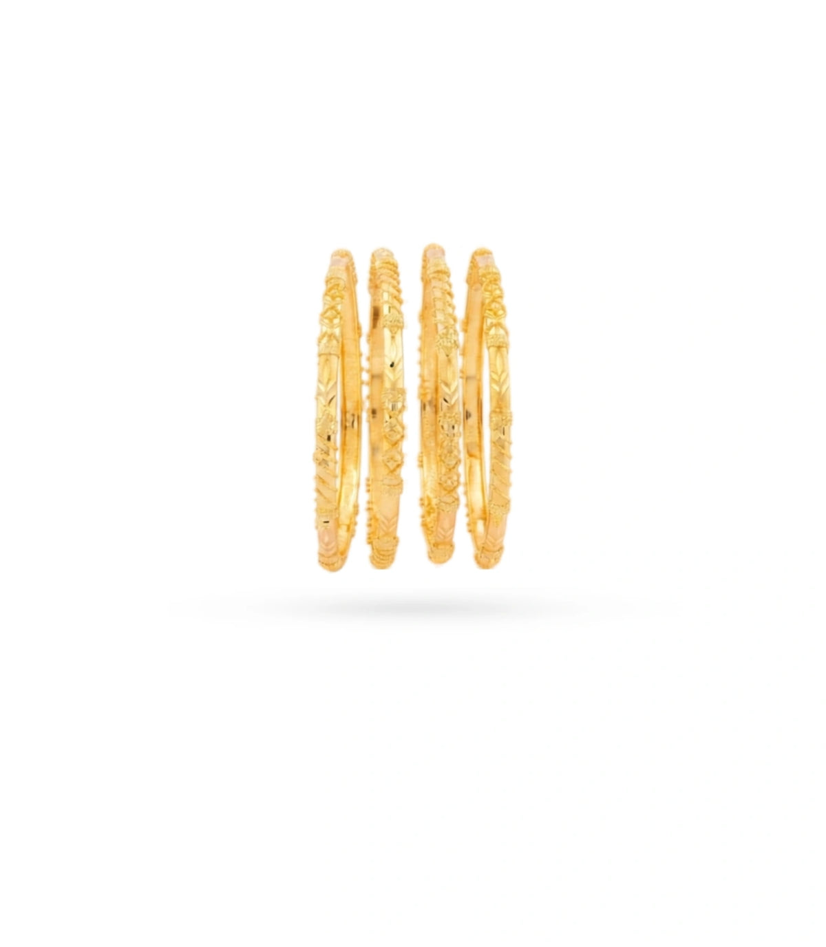 Gold Plated Festive Luxury Designed Bangle Set
