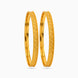 Gold Plated Festive Coin Dot Bangle Set