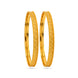 Gold Plated Festive Coin Dot Bangle Set