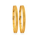 Gold Plated Everyday Coin Motif Bangle Set