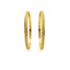 Gold Plated Everyday Leaf Motif Bangle Set