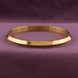 Gold Plated Everyday Casual Single Bangle