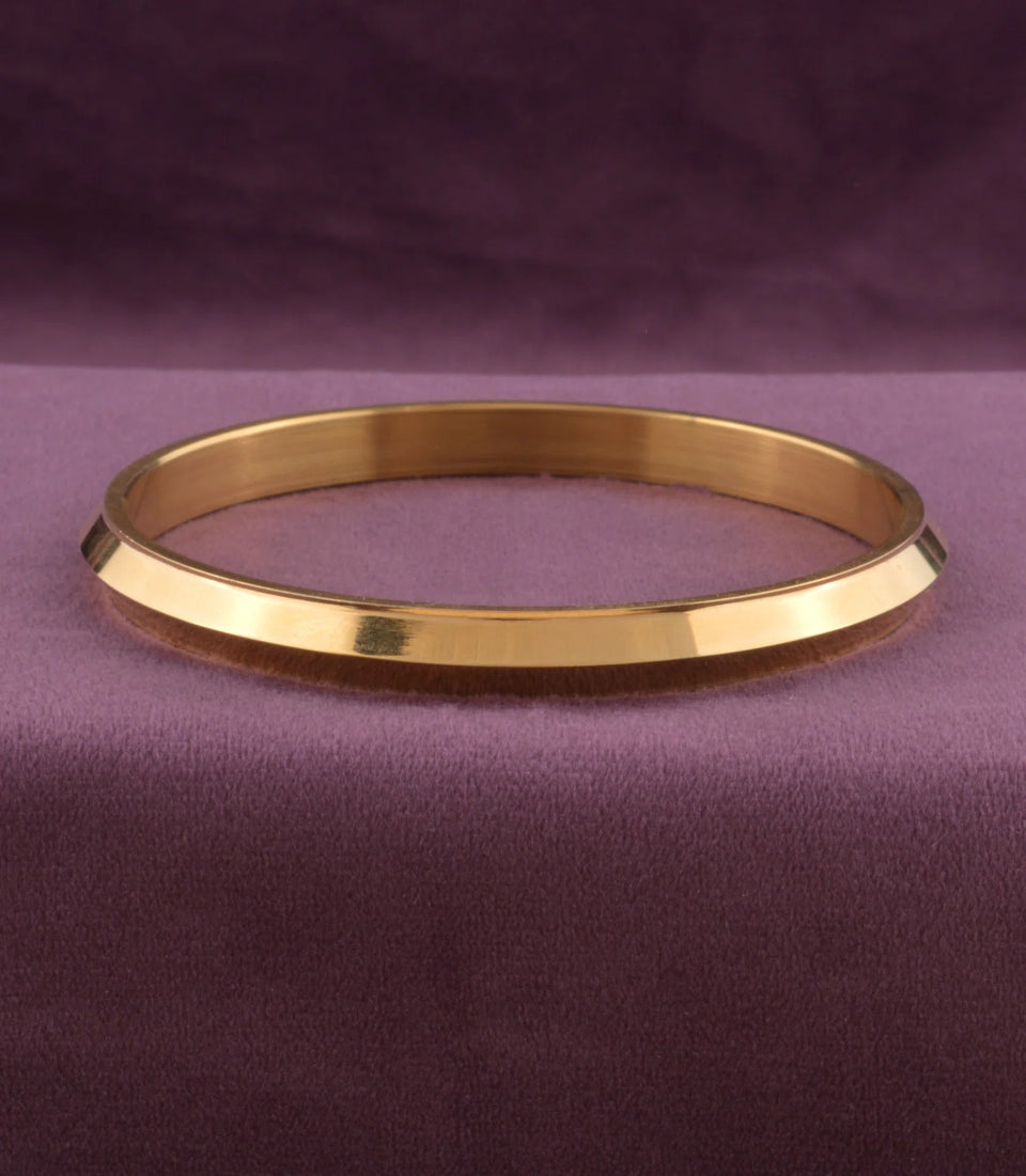 Gold Plated Everyday Casual Single Bangle