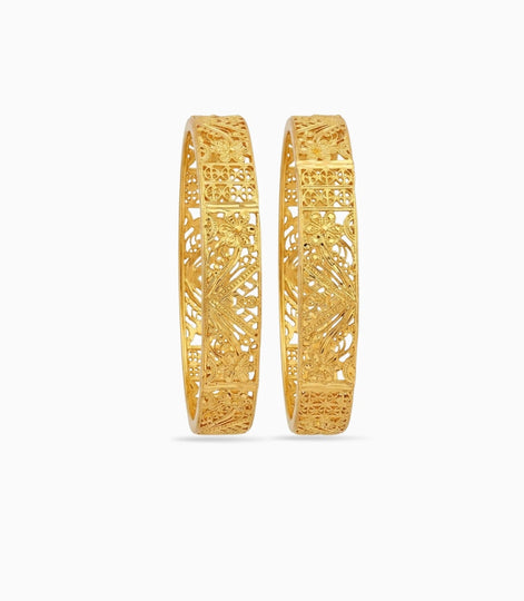 Gold Plated Designer Chur Bangles for Women