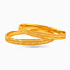 Gold Plated Festive Leaft Motif Bangle Set