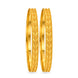 Gold Plated Festive Leaft Motif Bangle Set