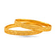 Gold Plated Festive Leaft Motif Bangle Set