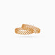 Gold Plated Festive Diamond Weave Bangle Set