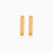 Gold Plated Festive Diamond Weave Bangle Set
